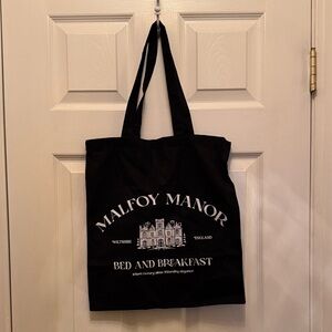 Black Malfoy Manor Tote Bag